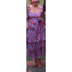 LIKELY Juno Tiered Floral Print Dress Size 2